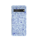 Powder Blue Ocean Charms Google Pixel 7 Case