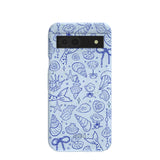 Powder Blue Ocean Charms Google Pixel 8a Case