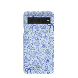 Powder Blue Ocean Charms Google Pixel 8 Case