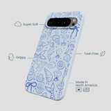 Powder Blue Ocean Charms Google Pixel 9 Pro XL Case