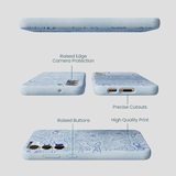 Powder Blue Ocean Charms Samsung Galaxy S23+(Plus) Case