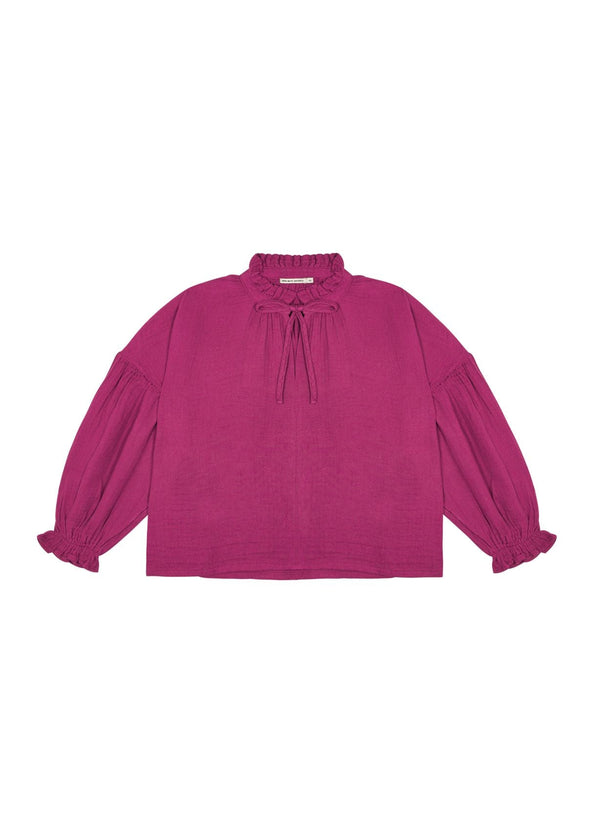 OLIVIA GIRL BLOUSE - BOUGAINVILLEA