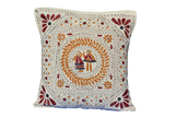 Hand Embroidered Artisanal Decorative Mirror Pillow