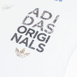 ADIDAS ORIGINALS Womens T-Shirt White UK 8
