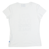 ADIDAS ORIGINALS Womens T-Shirt White UK 8