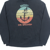 Moir Ihr Spacken Mens Black Hoodie L
