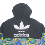 ADIDAS Cropped Womens Black Hoodie 6XL