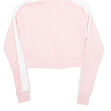ELLESSE Cropped Womens Pink Hoodie UK 4