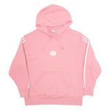 ADIDAS Womens Pink Hoodie UK 8