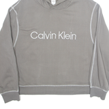 CALVIN KLEIN Sleepwear Womens Grey Hoodie L