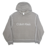 CALVIN KLEIN Sleepwear Womens Grey Hoodie L