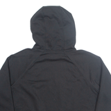 NIKE Cropped Womens Black Hoodie M