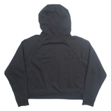 NIKE Cropped Womens Black Hoodie M