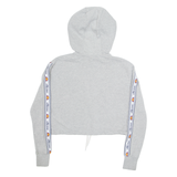 ELLESSE Cropped Womens Grey Hoodie UK 4