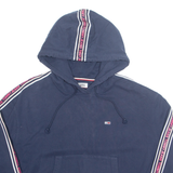 TOMMY JEANS Womens Blue Hoodie M