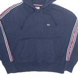 TOMMY JEANS Womens Blue Hoodie M