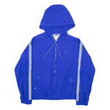 DKNY Mens Track Jacket Blue Hooded M