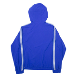 DKNY Mens Track Jacket Blue Hooded M