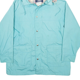 WOOLRICH Womens Coat Blue Hooded L