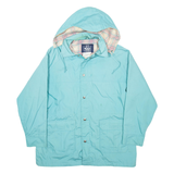 WOOLRICH Womens Coat Blue Hooded L