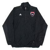 ADIDAS Colorado Youth Soccer Mens Anorak Jacket Black USA M