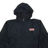 CHAMPION California State University Northridge Mens Anorak Jacket Black USA S