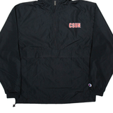 CHAMPION California State University Northridge Mens Anorak Jacket Black USA S