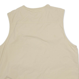PULL&BEAR Mens Chore Gilet Beige Nylon L