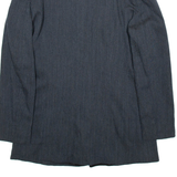 MOODY Womens Blazer Jacket Grey Wool M