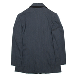 MOODY Womens Blazer Jacket Grey Wool M