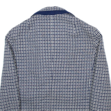 MARIS Womens Blazer Jacket Blue Wool Check S