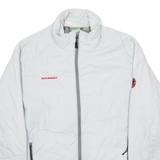 MAMMUT Womens Puffer Coat Grey Hooded L