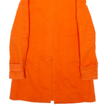LACOSTE Womens Trench Coat Orange S