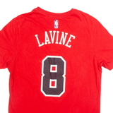 NIKE Lavine Chicago Bulls Mens T-Shirt Red USA M