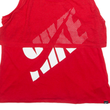 NIKE Womens Vest Red Sleeveless M