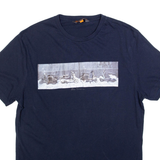 BEN SHERMAN Mens T-Shirt Blue S