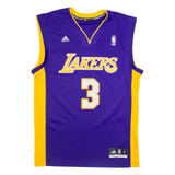 ADIDAS La Lakers Mens Jersey Purple Sleeveless USA V-Neck S