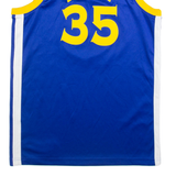 NIKE Durant Golden State Warriors Mens Jersey Blue Sleeveless USA V-Neck S