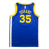 NIKE Durant Golden State Warriors Mens Jersey Blue Sleeveless USA V-Neck S