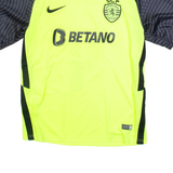 NIKE Coates Sporting Cp Mens Football Shirt Jersey Green M