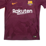 NIKE Barcelona Mens Football Shirt Jersey Purple M