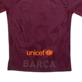 NIKE Barcelona Mens Football Shirt Jersey Purple M
