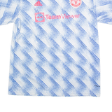 ADIDAS Man Utd Mens Football Shirt Jersey Blue XL