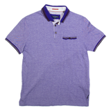 TED BAKER Mens Polo Shirt Purple S