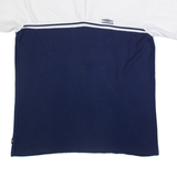 UMBRO Oversized 1/4 Zip Mens Polo Shirt Blue L