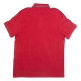 LEVI'S Oversized Mens Polo Shirt Red L