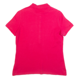 LACOSTE Womens Polo Shirt Pink S