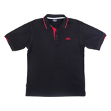 UMBRO Mens Polo Shirt Black M