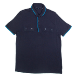 TED BAKER Mens Polo Shirt Blue M