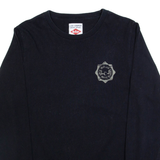 LEE COOPER Mens T-Shirt Black Long Sleeve L